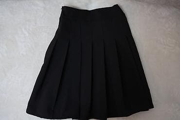 Юбки: Qara plisəli ətək - Rəng: klassik qara - Dizayn: dərin vertikal — 2