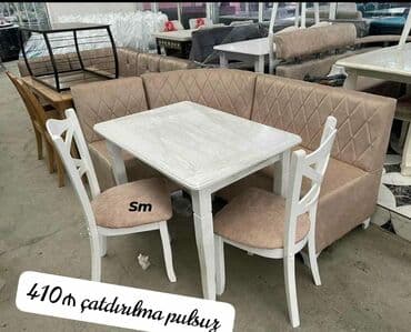 Masa və oturacaq dəstləri: Mətbəx üçün, Yeni, Açılmayan, 4 stul — 18