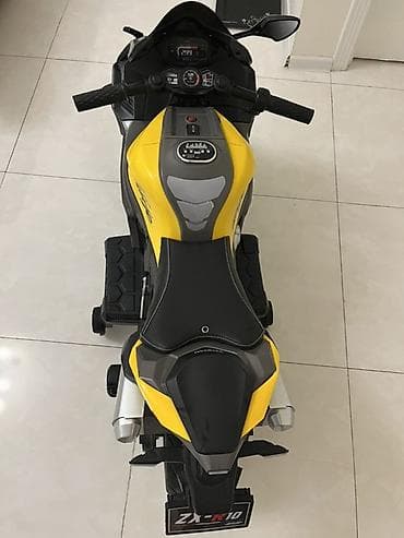 dəmir maşınlar: Uşaq üçün elektrikli motosiklet – sport üslubunda “Ninja/ZXT-R10” — 3