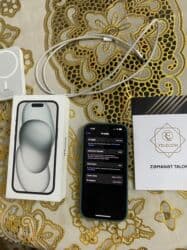 ayfon 11 qiymeti azerbaycanda: IPhone 15, 128 GB, Qara, Face ID — 4