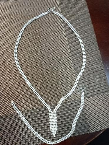 Zərgərlik əşyaları: Zərgərlik dəsti – müxtəlif elementlərdən ibarət - Boyunbağı 1: İncə — 1