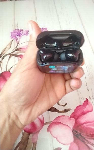 telefon ucun mikrofon: İşlənmiş Simsiz (Bluetooth) Qulaqcıqlar, rəng - Qara — 1