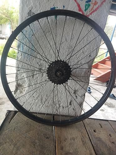Спорт и хобби: Velosiped arxa təkər komplekti 24 dük arşınal disk istəsən 13 ə 11 12 — 2