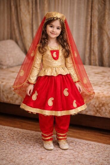 Manejlər: Milli kostyum, Qız üçün, 5 - 6 yaş — 1