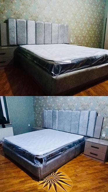 2 təknəfərlik çarpayı, 2 tumba, Dolab, Termo, Yeni