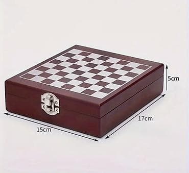 Другое для спорта и отдыха: Şahmat və Şərab Aksesuarları Dəsti – taxta qutu Məhsul təsviri: - İki — 10