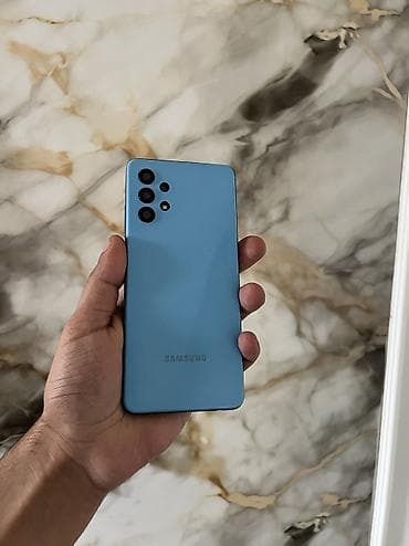samsung 5222: Samsung Galaxy A32, 128 ГБ, цвет - Голубой, Две SIM карты — 5