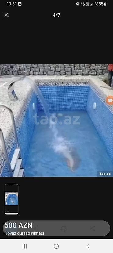 Sifarişlə əl işləri: 🏊‍♂️ Xəyallarınızdakı hovuz artıq bir addımlıqda! 🏖️ Sizə özəl, tam — 6