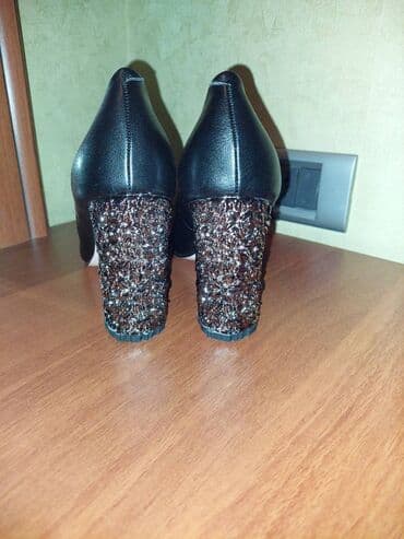 qara mokasinlər: Tuflilər, Ölçü: 39, rəng - Qara, Yeni — 1