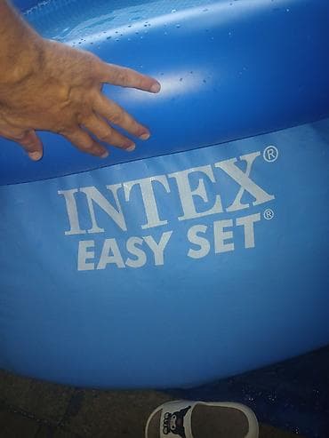 gence hovuz: Şişmə hovuz – dairəvi, mavi rəng, “Easy Set” tipli. - Ölçü: təxminən — 6