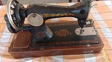 Digər biznes avadanlığı: Qədim tikiş maşını,1 əsrlik,tam işlək vəziyyətdə — 1