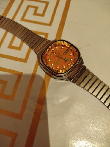 Saat dəstləri: Qol saatı, rəng - Narıncı — 2