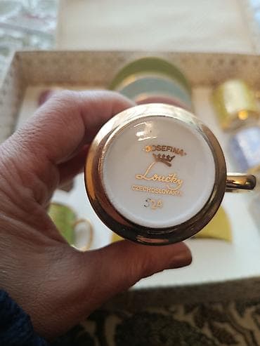 Qəhvə dəsti, Farfor, 6 nəfərlik, Çexiya