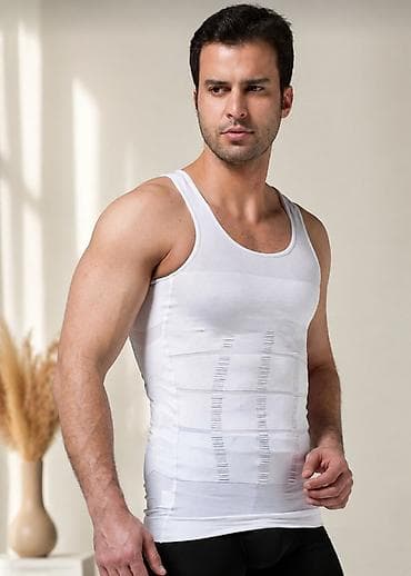 Mayka, Bədən yığan, Yeni, 4XL, rəng - Ağ