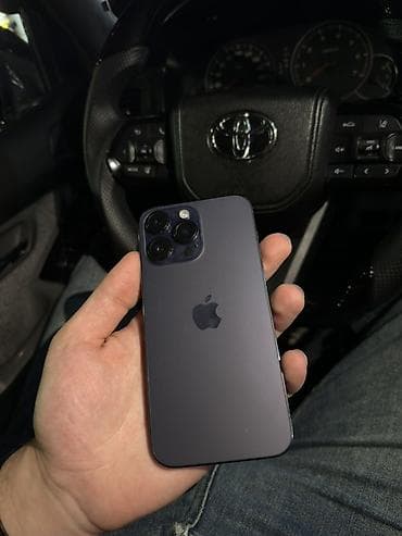 iphone dubai variant: IPhone 14 Pro Max, 256 GB, Deep Purple, Zəmanət, Simsiz şarj, Face ID — 2