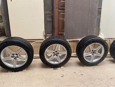 rotwe: 4 ədəd avtomobil disk və şin komplekti - Disklər: 5 qol, gümüş rəng — 1