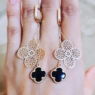 1 qram gümüşün qiyməti 2022: Sırğa, Sarı qızıl, 585 Əyar, 538 g — 5