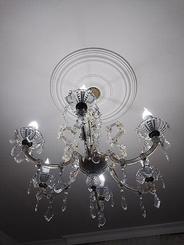 Çılçıraq, 8 lampa, Xrustal