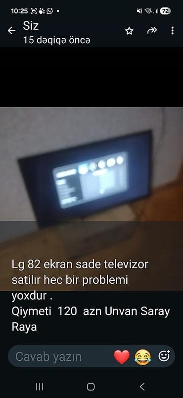 LG 82 ekran sadə televizor - Ekran ölçüsü: 82 sm (32") - Brend/model