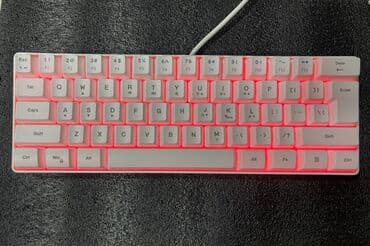 mini klaviatura: 📌 Model: Mini 60% RGB USB Aydınlatmalı Klaviatura 📌 Tuş sayı: 61 📌 — 1