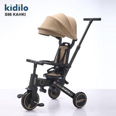 velosiped şəkli: 🚼 **Kidilo S96 3 təkərli uşaq arabası** — rahatlıq, təhlükəsizlik və — 2