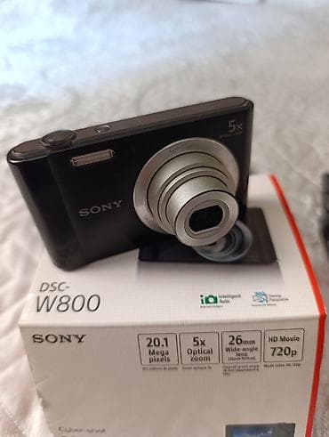 Sony Cyber-shot DSC-W800 rəqəmsal fotokamera Xüsusiyyətlər: - 20.1 MP — 2