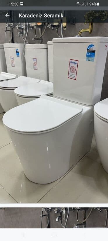 unitaz işlənmiş: Yeni, Unitaz, Asılan, Kredit yoxdur, Zəmanətli, Pulsuz çatdırılma — 3