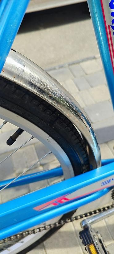 Şəhər tipli velosiped – STELS 28 - Rəng: metalik mavi, klassik aşağı — 5