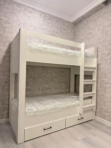 Oğlan və qız üçün, Yeni, Çarpayı, Matras ilə, Siyirməli, Laminat