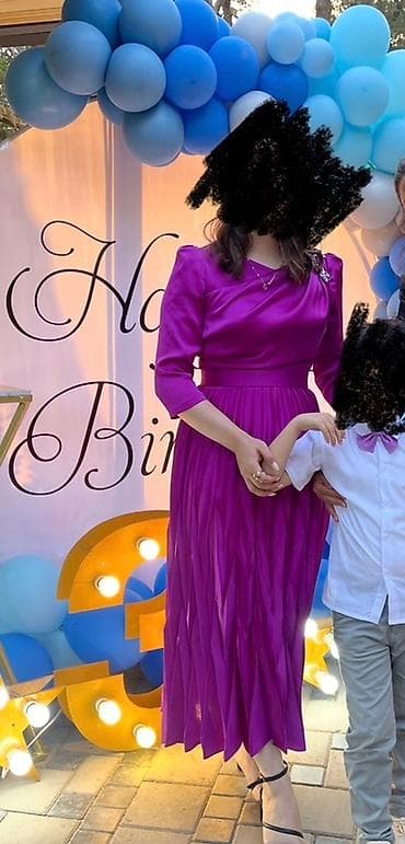 mango çanta: Qadın paltarı – elegant ziyafət modeli - Rəng: tünd çəhrayı/füşya - — 1