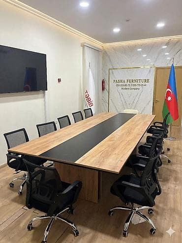 Офисные столы: ✅Stokda: 6 ədəd var ✅Yenidir! qiymət real öz qiymətidir! — 1