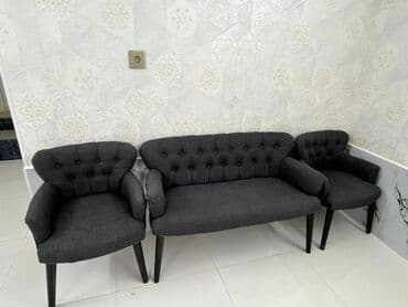 İşlənmiş, Divan, 2 kreslo