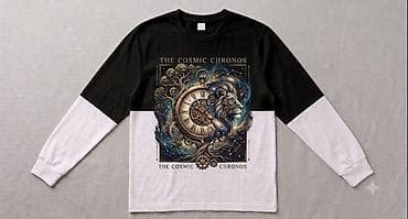 qaqa şekilleri profil ucun: Uzunqol köynək – “The Cosmic Chronos” dizaynı - Rəng: yuxarı hissə — 1