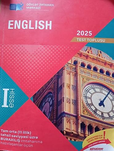 testir: İngilis dili 11-ci sinif, 2024 il — 1