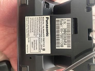 telefonlae: Panasonic ev telefonu, çox az işlənib, yenidən fərqsizdir, hrç bir — 3