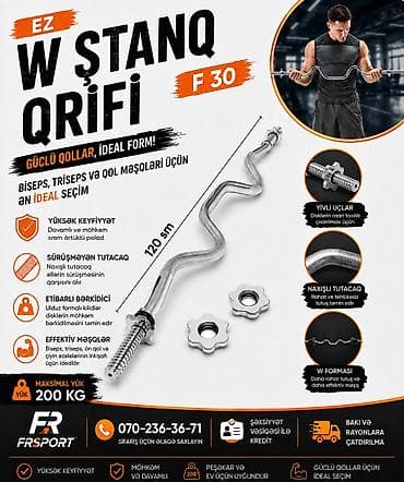 Ştanq üçün qrif, Çəki: 5 kq, Yeni