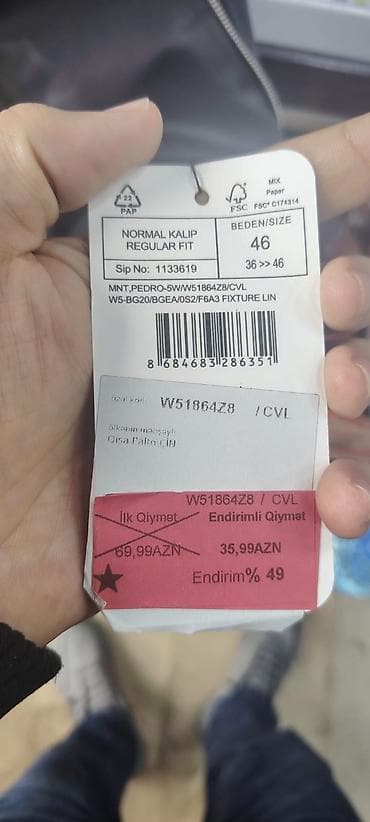 xizek geyimi: Salam Təzəcə alınıb,dünən axşam 36 manata cekde üstündəLc Waikiki — 3