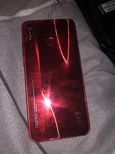 redmi telfonu: Honor 8X, 64 GB, rəng - Qırmızı, Sensor, Barmaq izi, İki sim kartlı — 2