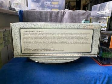 metbex tavan modelleri: Коллекционная модель Mercedes-Benz 770K Pullman W150 Black 1938 Road — 2