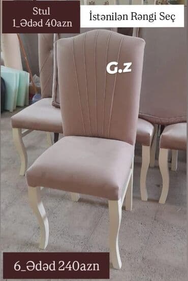 metbex stol stul: Mətbəx üçün, Yeni, Açılmayan, Dördbucaq masa, 4 stul — 9