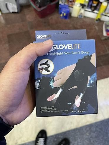 Məhsul: GLOVELITE – barmaq uclarında LED işıqlı əlcək Təsvir: - İşığı