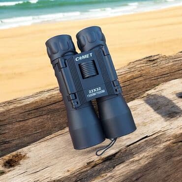 optik eynekler qiymetleri: Qara rəngli, Comet markalı, 22x32 ölçülü binokl. 1500M/7500M — 2