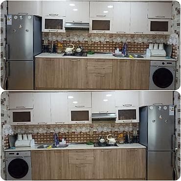4 m uzunlugunda metbex 500 azn.Uzerinde qaz+moyka+aspirator
