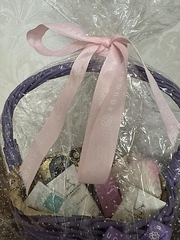 Şamdanlar: Hədiyyə səbəti, Yeni, rəng - Bənövşəyi, Ünvandan götürmə — 2