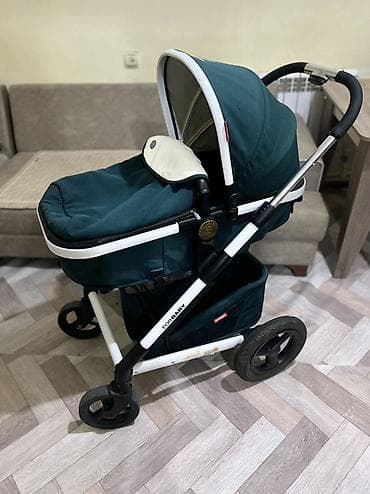 Модульные коляски: FORBABY uşaq arabası – çoxfunksiyalı yürüş sistemi - Rəng: tünd yaşıl — 1