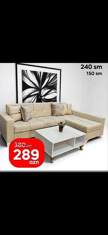 Müasir künc divan və qonaq dəsti modelləri - Künc divan, ölçü: 240 sm lalafo.az -da Müasir künc divan və qonaq dəsti modelləri - Künc divan, ölçü: 240 sm