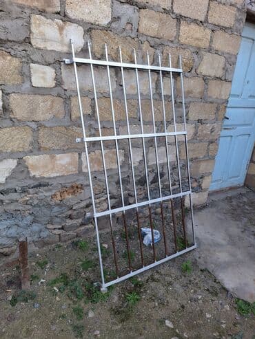 Döşəmə: Metall barmaqlıq paneli - Material: polad/profil boru - Rəng: ağ — 4