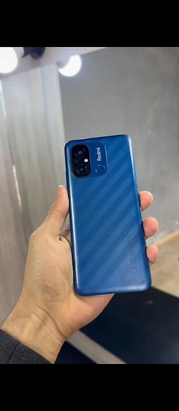 ТВ и видео: Redmi 12C, 128 ГБ, цвет - Голубой, Гарантия, Сенсорный, Отпечаток пальца — 2