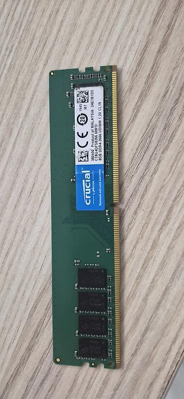 pc 4: Operativ yaddaş (RAM) Crucial, 8 GB, 2666 Mhz, DDR4, PC üçün — 1