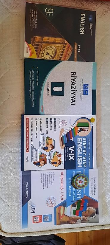 Kitablar və jurnallar: Dərs vəsaitləri və test topluları dəsti Fənlər və məzmun: - — 2